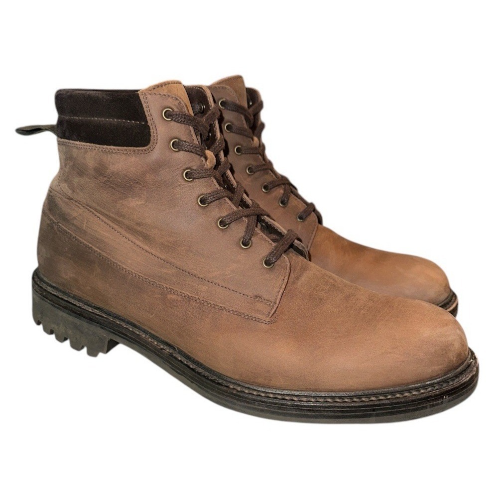 Loake Kirkby Dark Brown Nubuck Chukka Boots Mens Size US 8.5 F UK 7.5 No Insoles - Picture 2 of 11